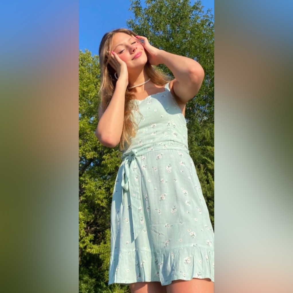 Hollister Green Dress